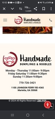 Handmade Dumplings and Noodles by null