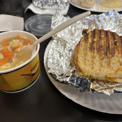Soup Thyme - Chicken Noodle with a 1/2 panini (Thyme Pleaser)