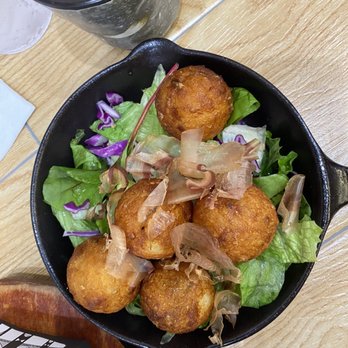 Sizzling Lunch - Takoyaki can be served with toppings and sauces on the side :D - Teppanyaki Near Me - Fremont, California Sizzling Lunch - Takoyaki can be served with toppings and sauces on the side :D - Teppanyaki Near Me - Fremont, California