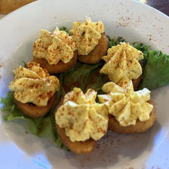 The Lokal Yukon - Fried Devil Eggs - New American Near Me - Yukon, Oklahoma The Lokal Yukon - Fried Devil Eggs - New American Near Me - Yukon, Oklahoma