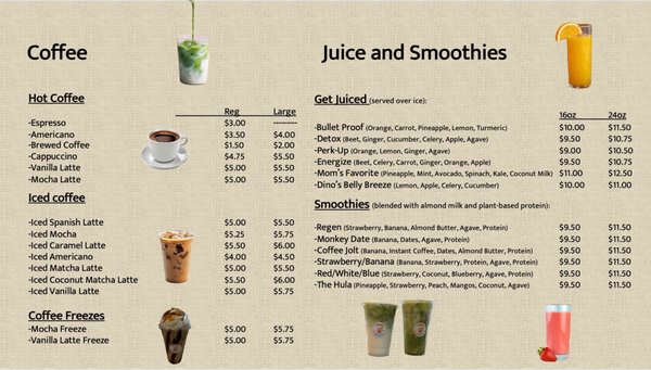Menu photo 1 Baba Juice Lakewood, CO