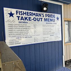 Fisherman's Pride - Menu