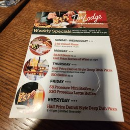 Daily specials