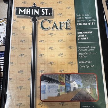 Main St. Cafe - American Near Me - Belleville, Illinois Main St. Cafe - American Near Me - Belleville, Illinois