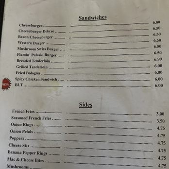 Bill and Babe's - Menu - Seafood Near Me - Winamac, Indiana