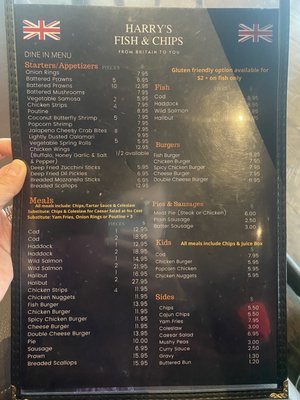 Menu photo 6 Harry's Fish & Chips Tsawwassen, BC Menu photo 6 Harry's Fish & Chips Tsawwassen, BC