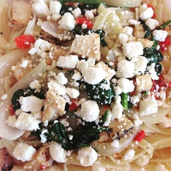 Bouchards - Pasta with olive oil, feta cheese, and veggies! - Italian Near Me - Cincinnati, Ohio Bouchards - Pasta with olive oil, feta cheese, and veggies! - Italian Near Me - Cincinnati, Ohio