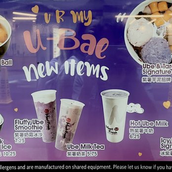 Meet Fresh - Specialty U-Bae New Items - Desserts Near Me - Jersey City, New Jersey Meet Fresh - Specialty U-Bae New Items - Desserts Near Me - Jersey City, New Jersey