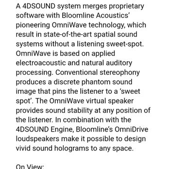 Mercer Labs - New Sound technology explained. - Art Museums Near Me - New York, New York