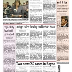 The Boyne City Gazette - The Boyne City Gazette serves Charlevoix County with an average of 2,000 weekly newspaper readers.