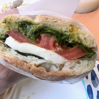Paris Baguette - Caprese with pesto - Bakeries Near Me - Dublin, California Paris Baguette - Caprese with pesto - Bakeries Near Me - Dublin, California