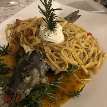 Ai Do Archi - Sea Bass with pasta. - Pizza Near Me - Venezia, VE Ai Do Archi - Sea Bass with pasta. - Pizza Near Me - Venezia, VE