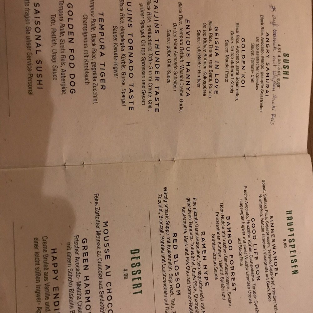 Secret Garden - Menu - Sushi Bars Near Me - Berlin, BE Secret Garden - Menu - Sushi Bars Near Me - Berlin, BE