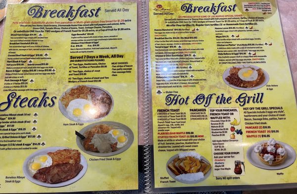 Menu photo 4 Mary's Restaurant Grand Junction, CO
