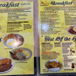 Mary's Restaurant - Menu 6/26/26