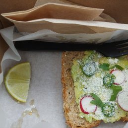 $7 avocado toast.  More like guac toast.