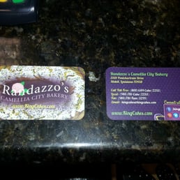 Front and back of their business card