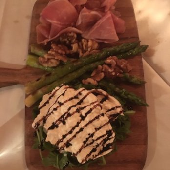 Allegro - Prosciutto & Burrata with grilled asparagus and walnuts. - Italian Near Me - Upland, California