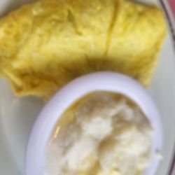Huddle House - Western omelet and grits