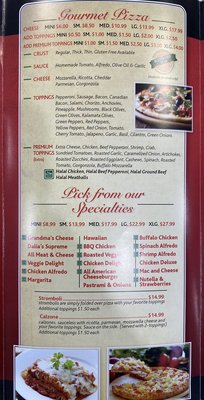 Menu photo 6 Dalia's Pizza Rancho Cucamonga, CA