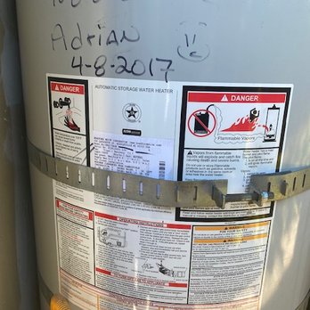 Dependable Water Heaters - Just a closer look at the warning label on the side of the water heater tank. - Plumbing Near Me - San Jose, California