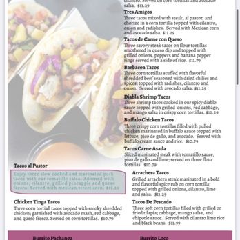 Casa Maria's - Menu - Mexican Near Me - Columbia, Missouri