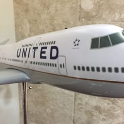 United Airlines - Mockup de um B747.