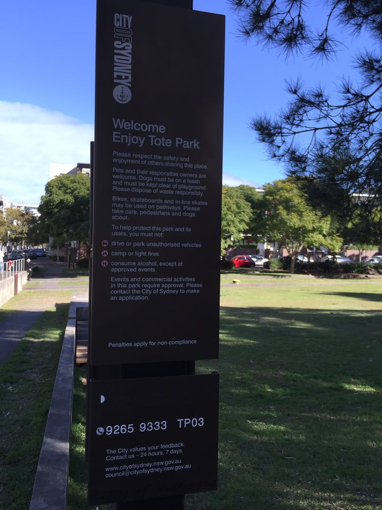 TOTE PARK Updated April 2024 100 Joynton Ave, Zetland New South
