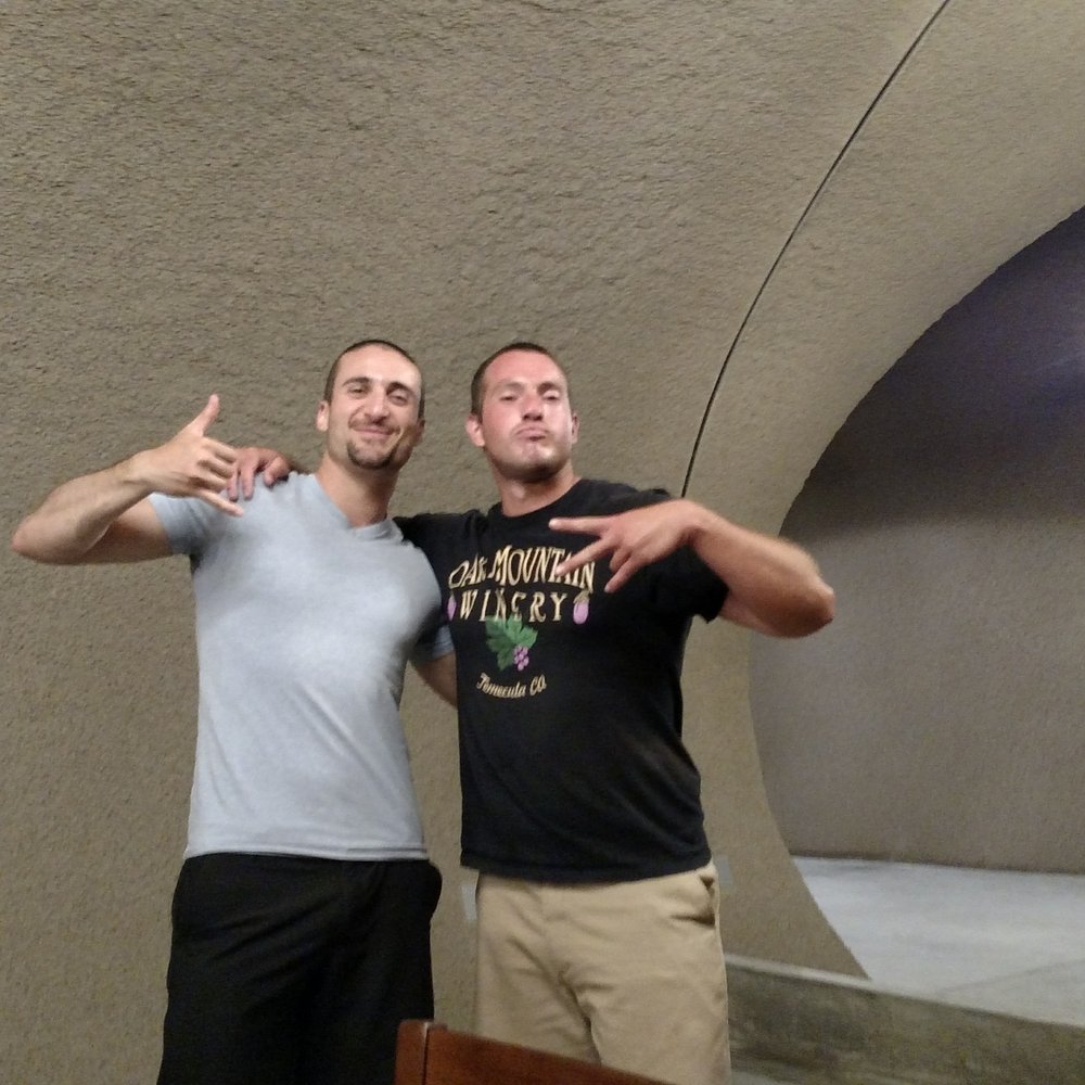 Oak Mountain Winery - Me and Jungle Joe, being awesome. - Wineries Near Me - Temecula, California Oak Mountain Winery - Me and Jungle Joe, being awesome. - Wineries Near Me - Temecula, California