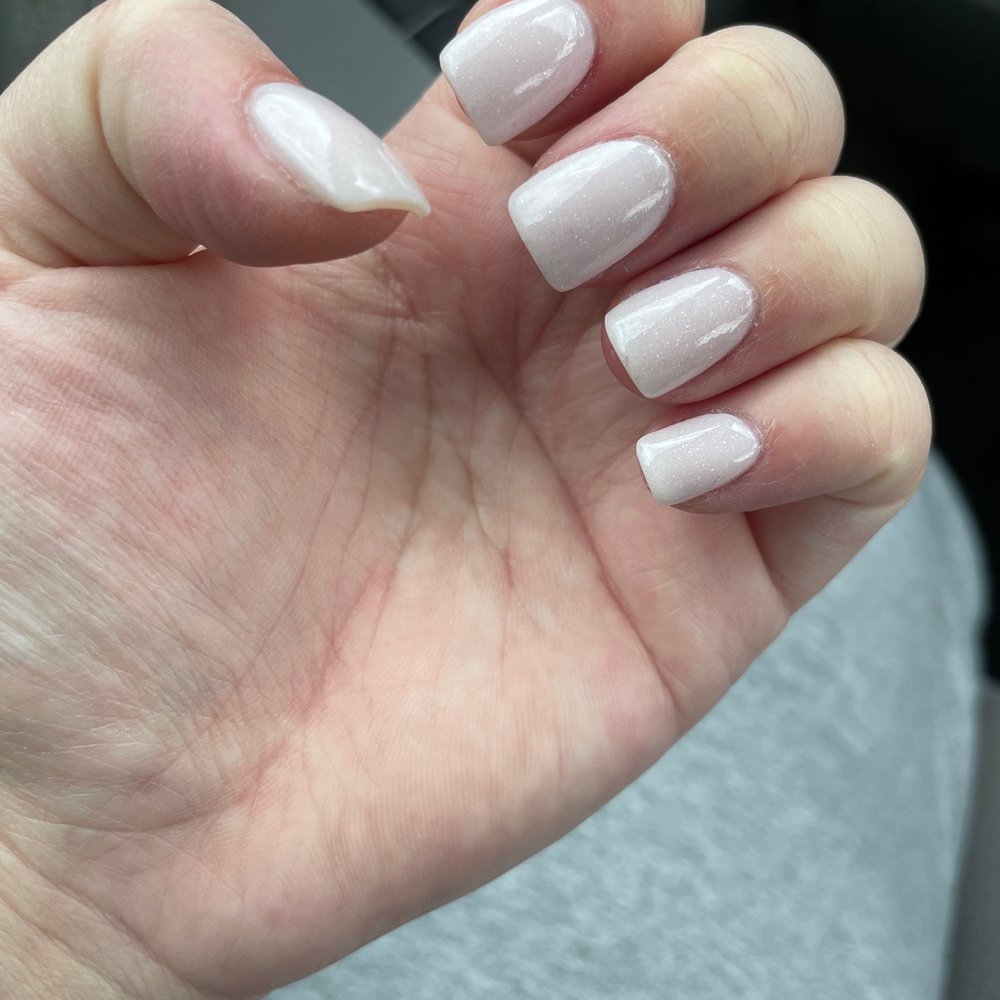 Dip nail with manicure Dip nail with manicure