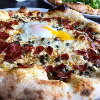 Joe's Pizza Napoli - The carbonara plus capers. - Pizza Near Me - Milford, Ohio Joe's Pizza Napoli - The carbonara plus capers. - Pizza Near Me - Milford, Ohio