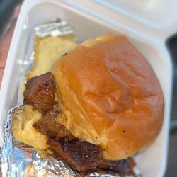Mann Meats - Rib tip sandwich