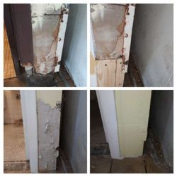 American Pro Painters And Handyman Service - Some before and after pictures of work we did at Jennie's flower.