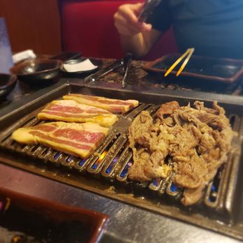Let's Gogi - Marinated beef belly steak and RH beef bulgogi. - Korean Near Me - Rowland Heights, California