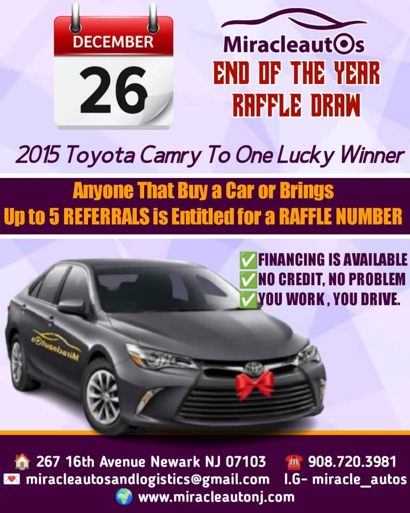 MIRACLE AUTOS AND LOGISTICS CONCEPT 267 16th Ave, Newark, New Jersey
