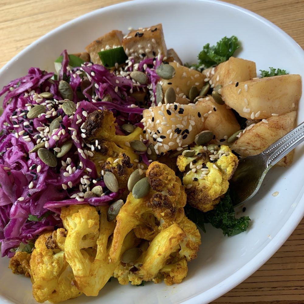 Seedbol Kitchen - Some items: cauliflower, pineapple, cabbage, pumpkin and sesame seeds, kale... - Gluten-Free Near Me - Rehoboth Beach, Delaware Seedbol Kitchen - Some items: cauliflower, pineapple, cabbage, pumpkin and sesame seeds, kale... - Gluten-Free Near Me - Rehoboth Beach, Delaware
