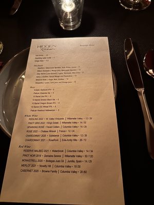 Menu photo 3 Hidden Kitchens Portland, OR
