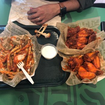 Wingstop - Cajun, buffalo hot, and buffalo ranch fries for the win! - Chicken Wings Near Me - Corona, California Wingstop - Cajun, buffalo hot, and buffalo ranch fries for the win! - Chicken Wings Near Me - Corona, California