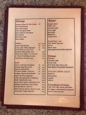 Menu photo 3 Geraldi's Fayetteville, AR
