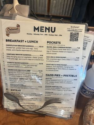 Menu photo 1 Creswell Bakery Creswell, OR