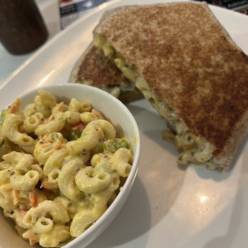 Eden Cafe - Buffalo Mac crunch wrap and Mac salad - Vegan Near Me - Batavia, New York