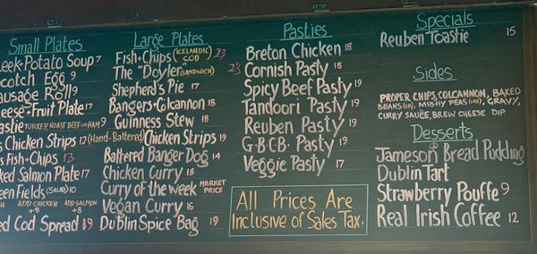 Menu photo 1 Celtic Ray Irish Pub Punta Gorda, FL Menu photo 1 Celtic Ray Irish Pub Punta Gorda, FL