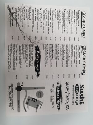Menu photo 5 Sushi 199 To Go Langley, BC Menu photo 5 Sushi 199 To Go Langley, BC