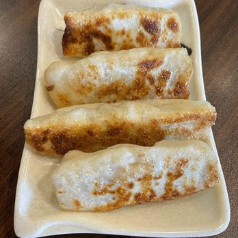Julie's Noodles - 7. Pan Fried Pork and Shrimp Dumplings - Noodles Near Me - Austin, Texas Julie's Noodles - 7. Pan Fried Pork and Shrimp Dumplings - Noodles Near Me - Austin, Texas