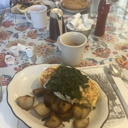 Spinach omelette Spinach omelette
