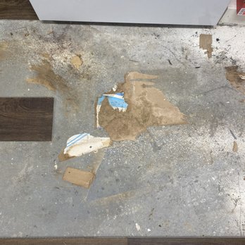 Point Guard Management - Moldy floorboard box that was stuffed under the flooring so they didn't have to clean up their mess when they put it down - Property Management Near Me - Wichita, Kansas