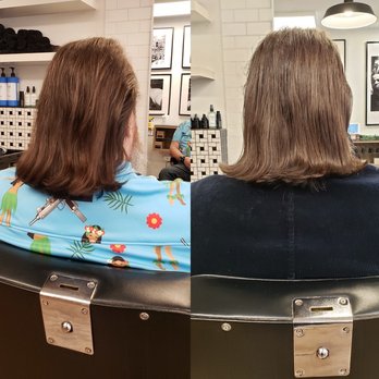 The Fitting Room - first haircut/beard trim on the left, second on the right - Barbers Near Me - Toronto, Ontario