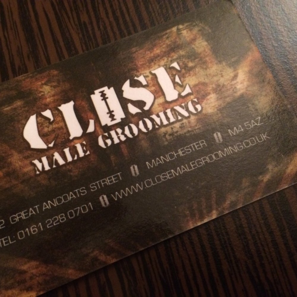 CLOSE- Male Grooming