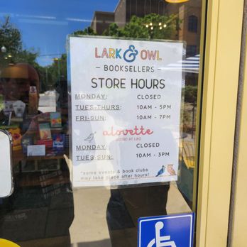 Lark & Owl Booksellers - Store hours - Bookstores Near Me - Georgetown, Texas Lark & Owl Booksellers - Store hours - Bookstores Near Me - Georgetown, Texas