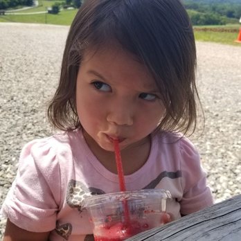 Seamans Orchard - Keep your hand off my slush! - Farms Near Me - Roseland, Virginia Seamans Orchard - Keep your hand off my slush! - Farms Near Me - Roseland, Virginia